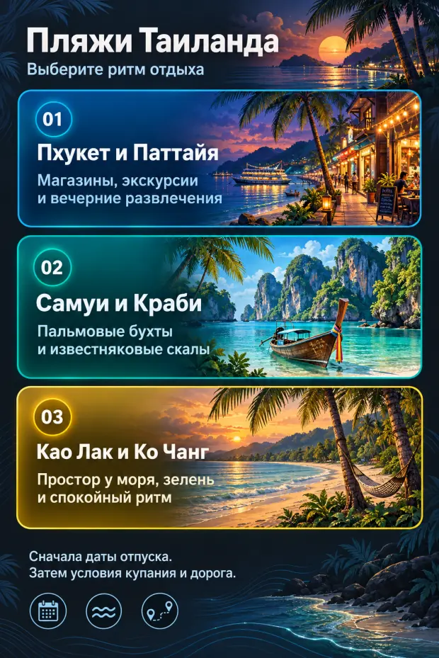 Пляжный отдых в Таиланде